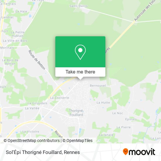 Sol'Épi Thorigné Fouillard map