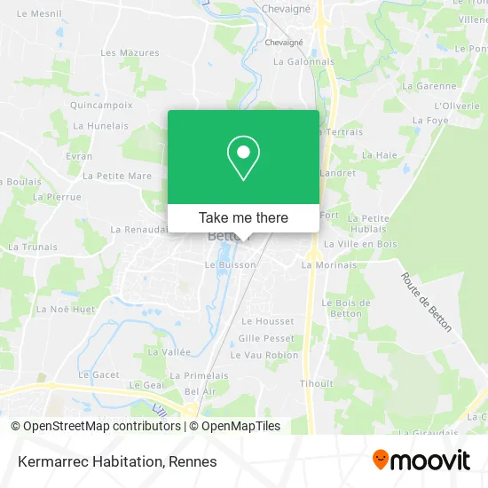 Kermarrec Habitation map