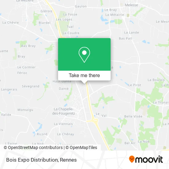 Bois Expo Distribution map