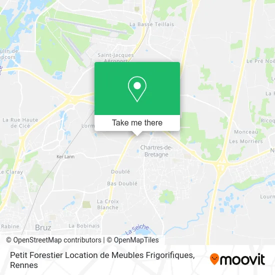 Petit Forestier Location de Meubles Frigorifiques map