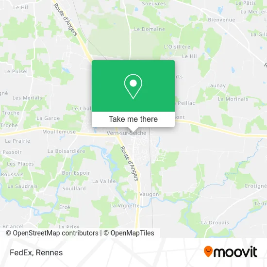 FedEx map