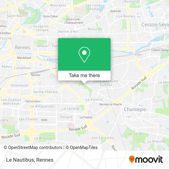 Le Nautibus map