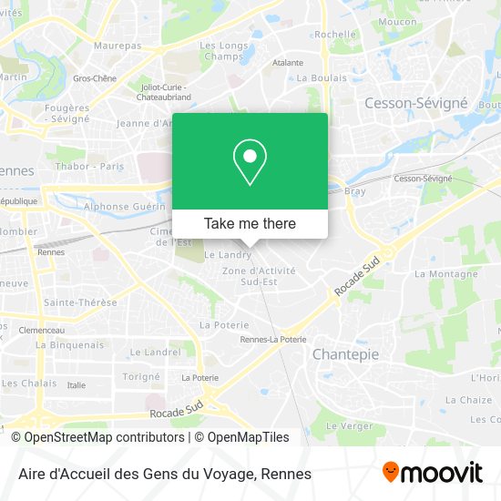 Aire d'Accueil des Gens du Voyage map
