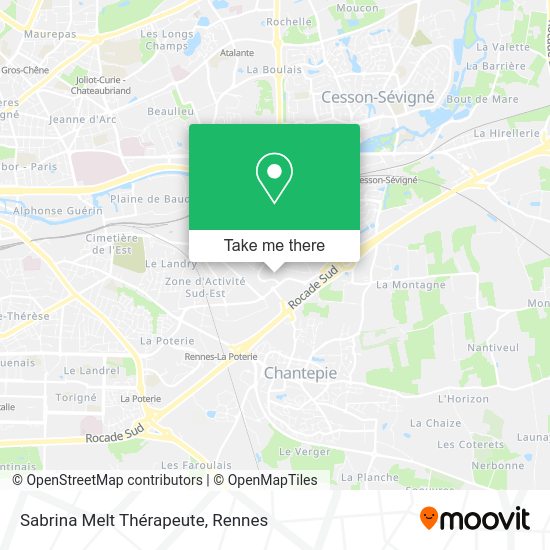 Sabrina Melt Thérapeute map