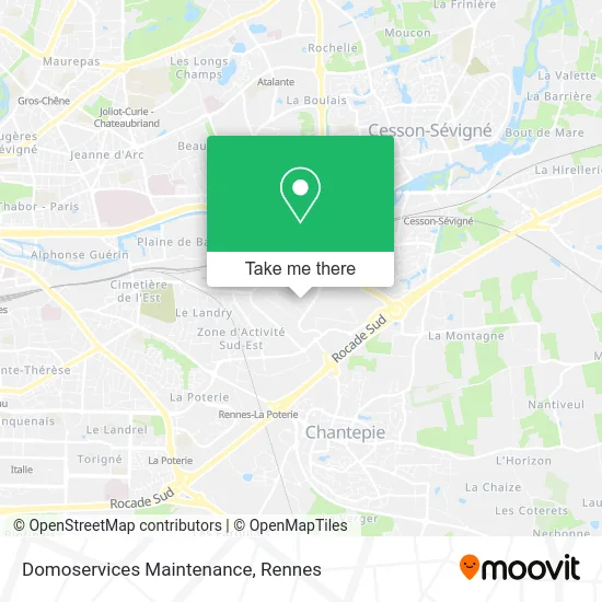 Domoservices Maintenance map