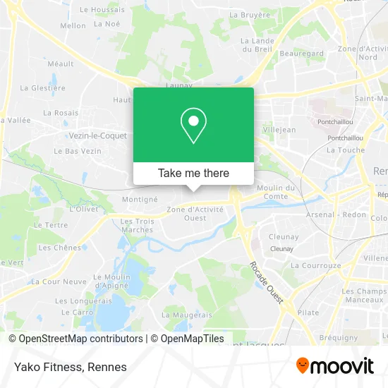 Yako Fitness map