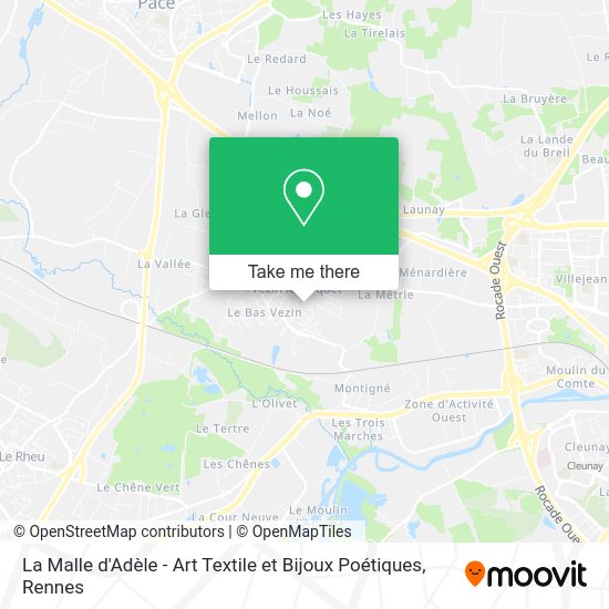 La Malle d'Adèle - Art Textile et Bijoux Poétiques map