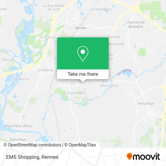 EMS Shopping map