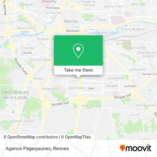 Agence Pagesjaunes map