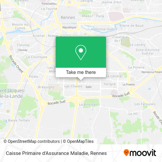 Caisse Primaire d'Assurance Maladie map