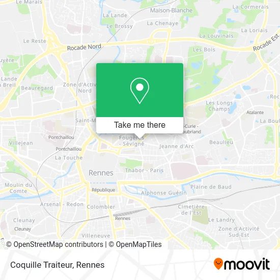 Coquille Traiteur map