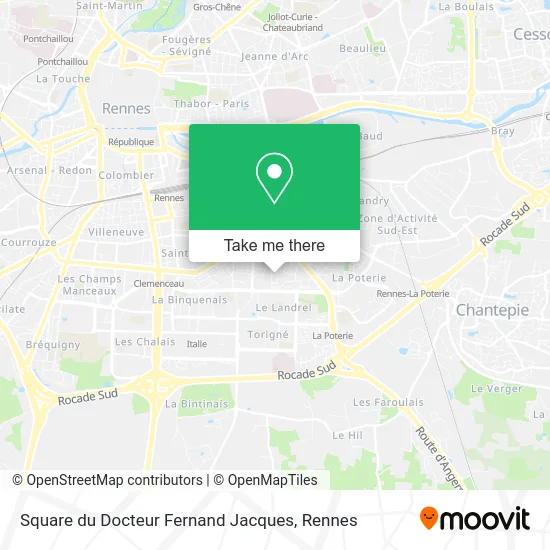 Square du Docteur Fernand Jacques map