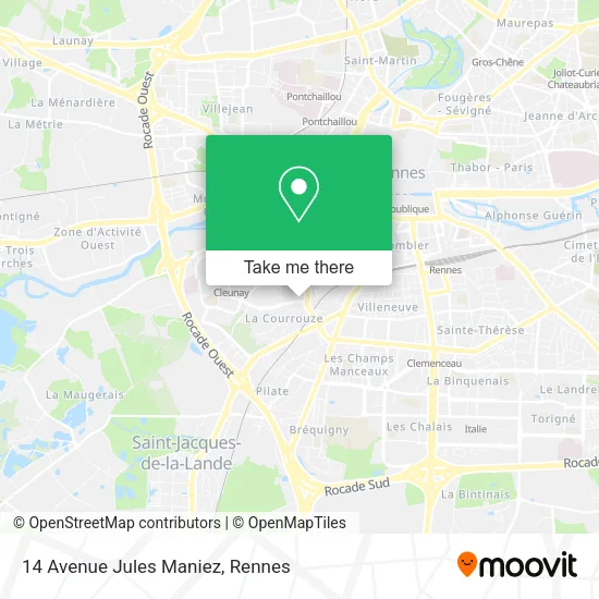 14 Avenue Jules Maniez map
