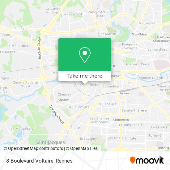 8 Boulevard Voltaire map