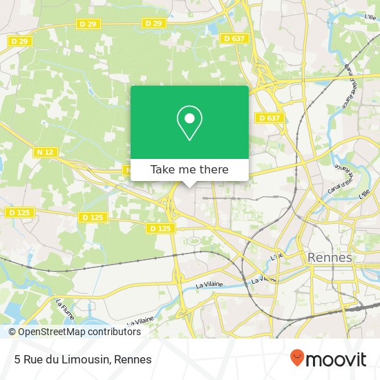 5 Rue du Limousin map