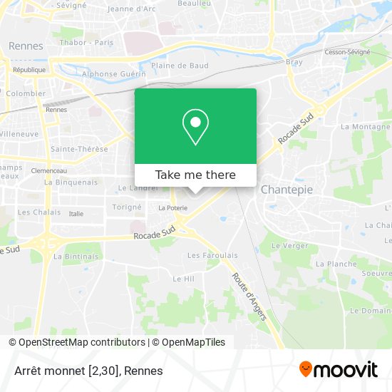 Arrêt monnet [2,30] map