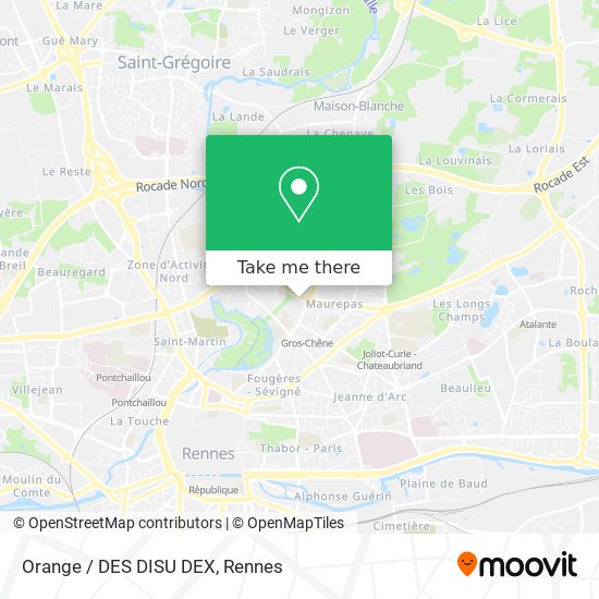 Mapa Orange / DES DISU DEX