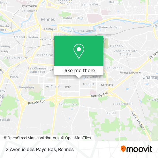 2 Avenue des Pays Bas map