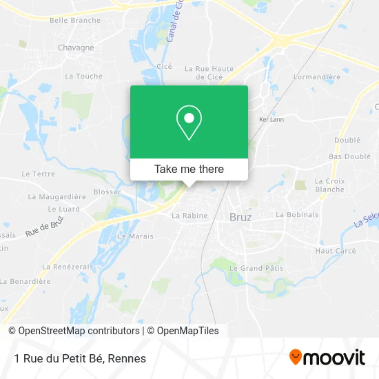 1 Rue du Petit Bé map