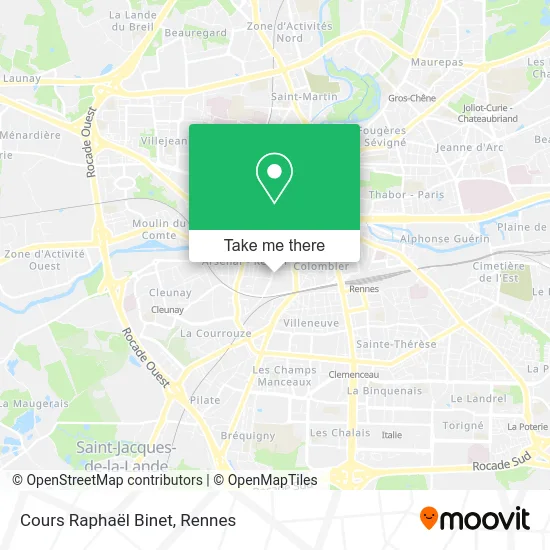 Cours Raphaël Binet map