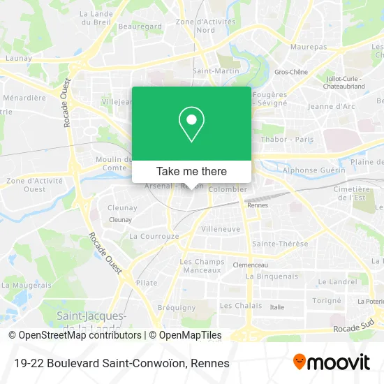19-22 Boulevard Saint-Conwoïon map