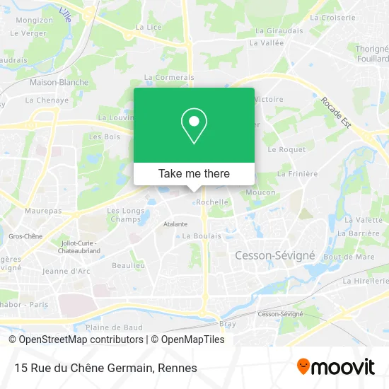 15 Rue du Chêne Germain map