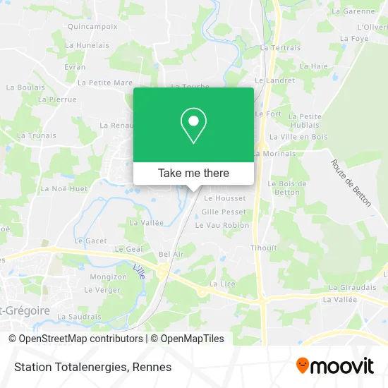 Station Totalenergies map
