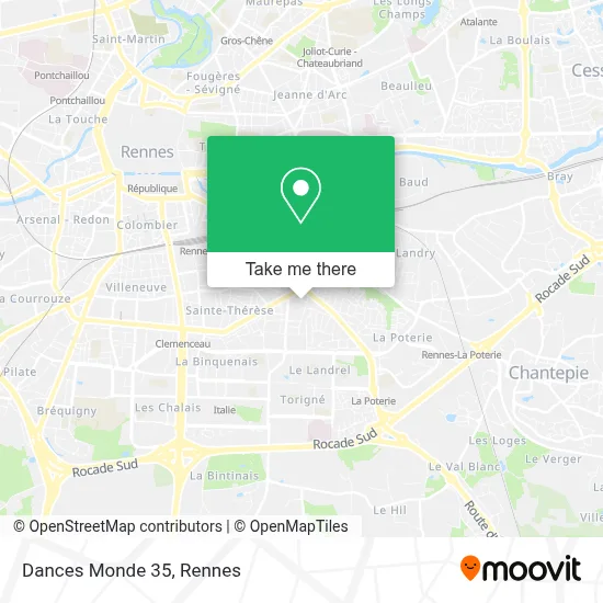Dances Monde 35 map
