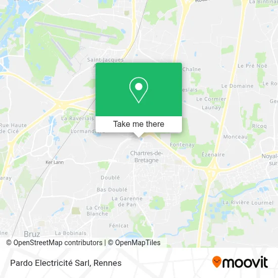 Pardo Electricité Sarl map