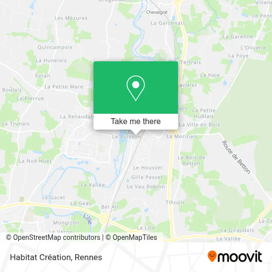 Habitat Création map