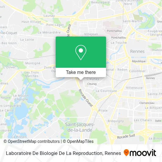 Laboratoire De Biologie De La Reproduction map