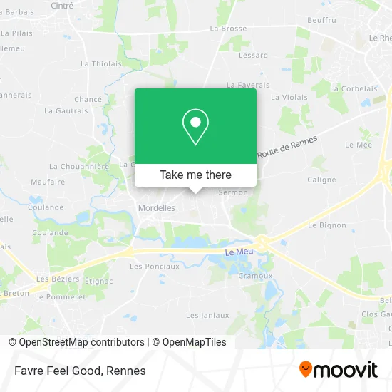 Mapa Favre Feel Good