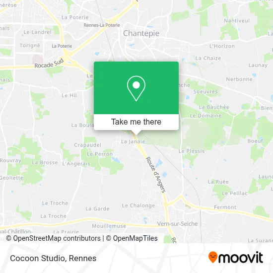 Cocoon Studio map