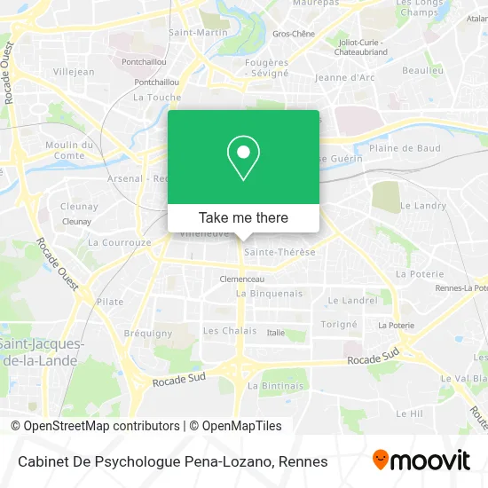 Cabinet De Psychologue Pena-Lozano map