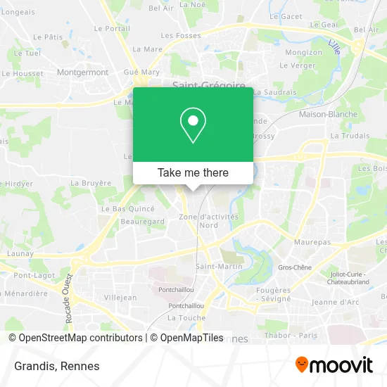 Grandis map