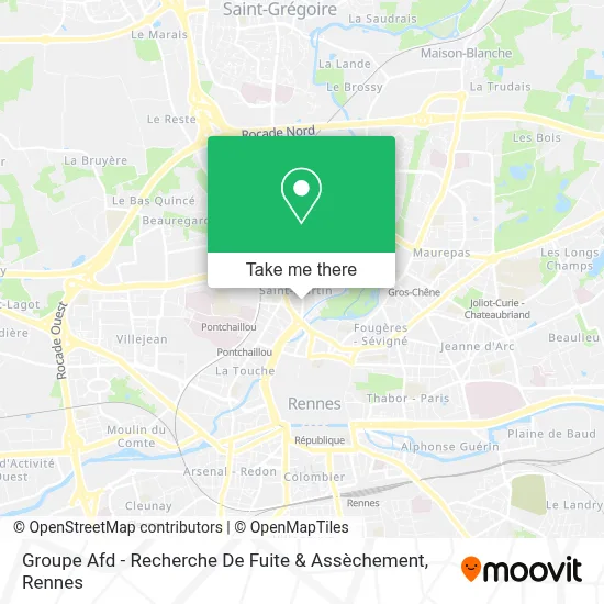 Groupe Afd - Recherche De Fuite & Assèchement map