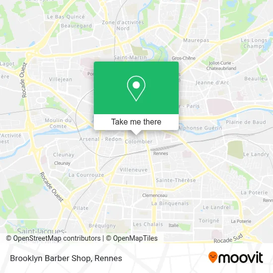 Brooklyn Barber Shop map