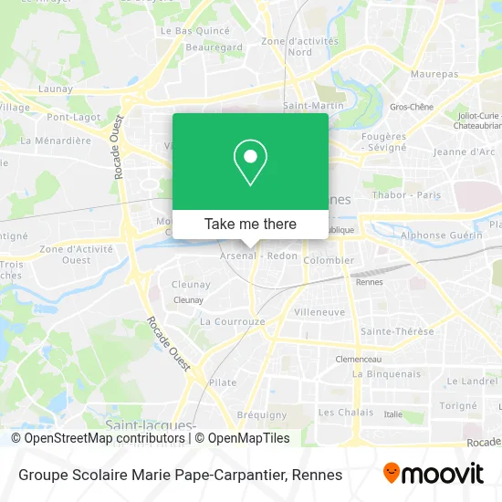 Groupe Scolaire Marie Pape-Carpantier map
