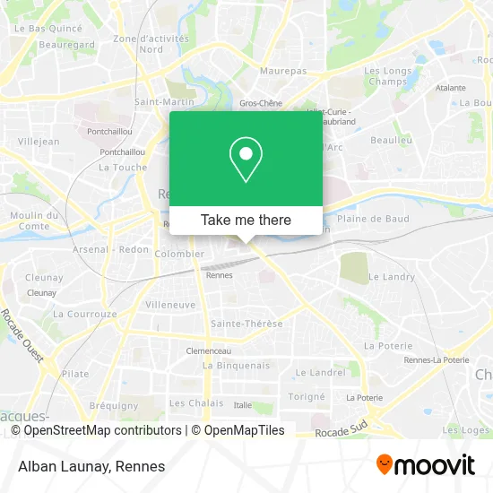 Alban Launay map