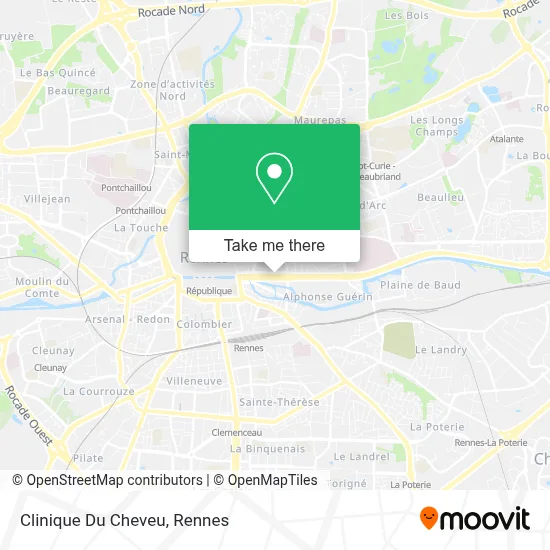 Clinique Du Cheveu map
