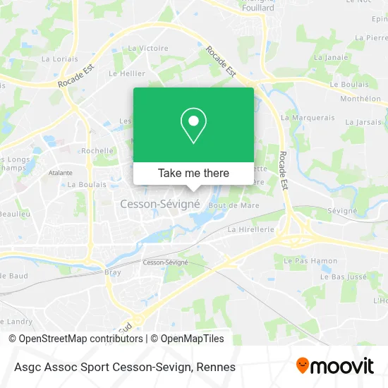 Asgc Assoc Sport Cesson-Sevign map