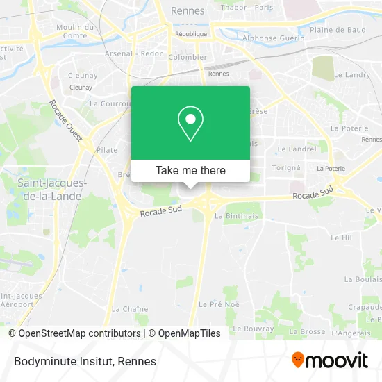 Bodyminute Insitut map
