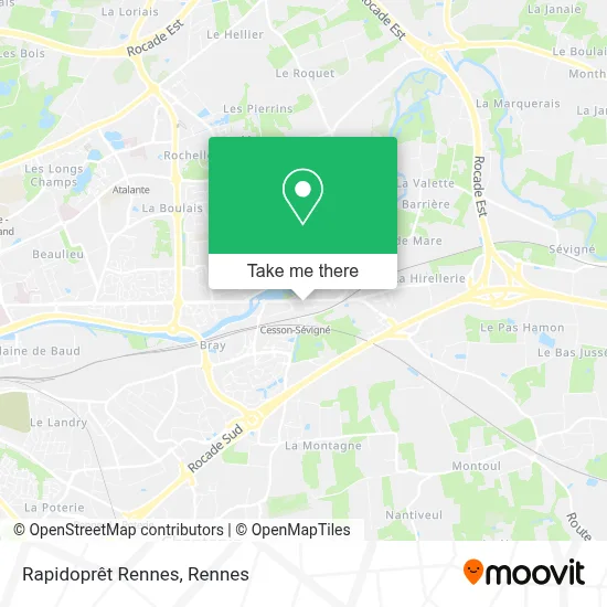 Rapidoprêt Rennes map