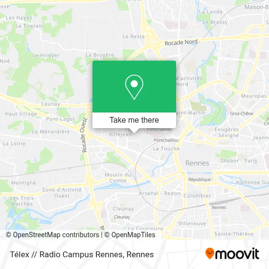 Télex // Radio Campus Rennes map