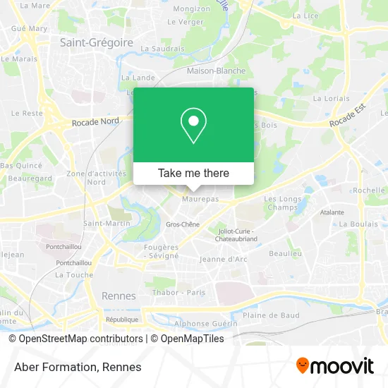 Aber Formation map
