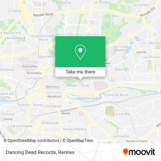 Mapa Dancing Dead Records