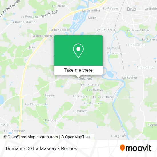 Domaine De La Massaye map