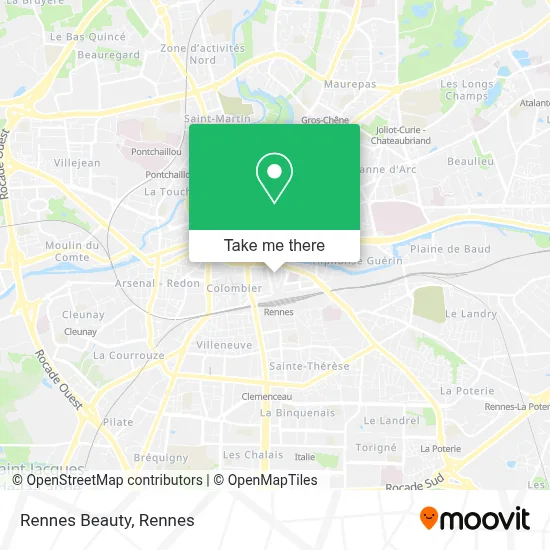 Rennes Beauty map