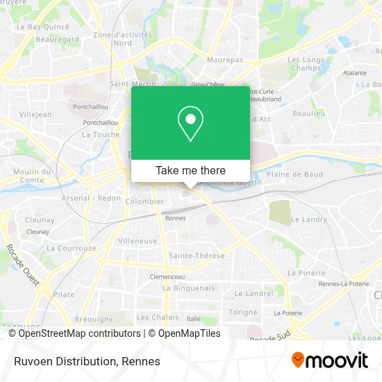 Ruvoen Distribution map