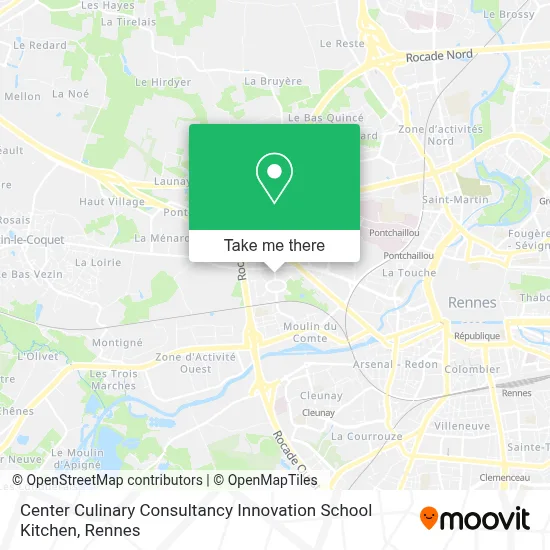 Center Culinary Consultancy Innovation School Kitchen map